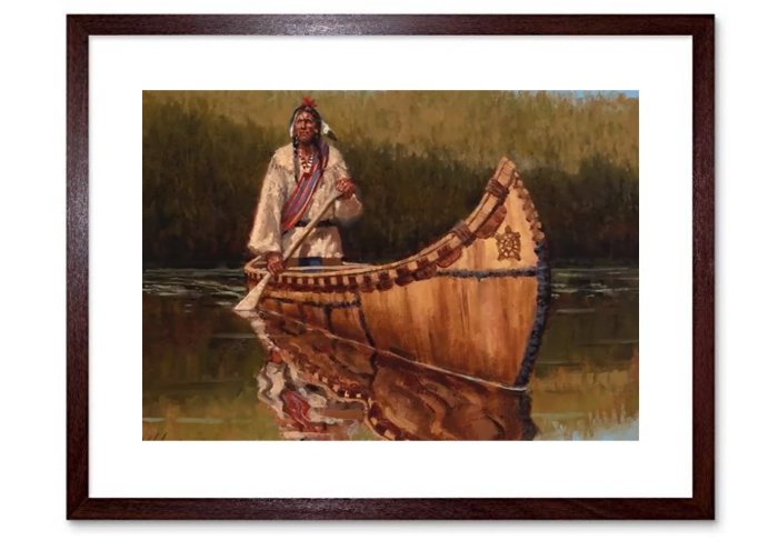 North American IndianFramed Print
